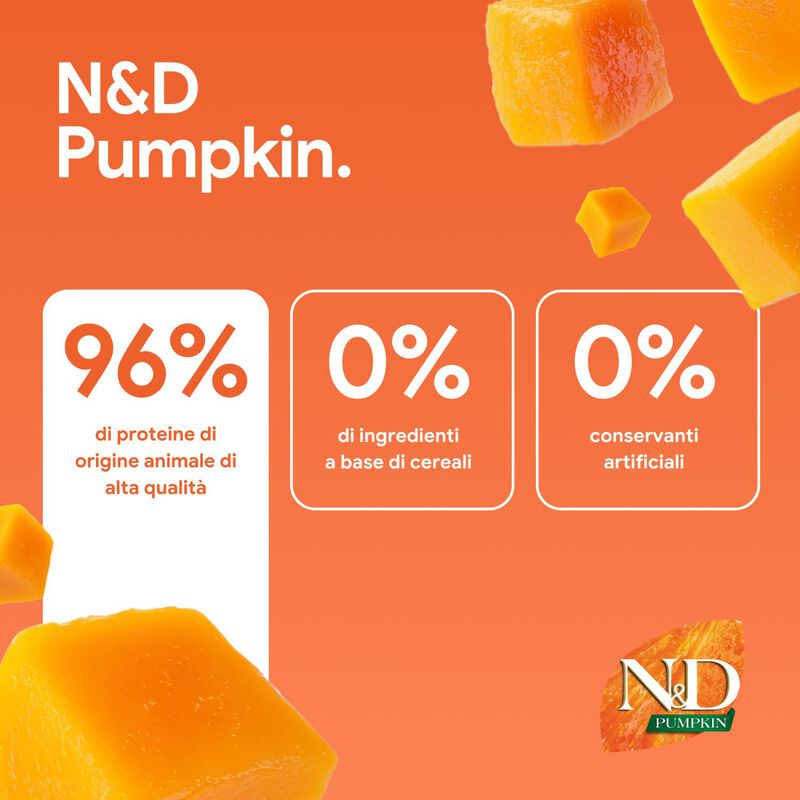 N&D Farmina Pumpkin Dog Puppy Medium & Maxi Agnello e Mirtillo 12 kg