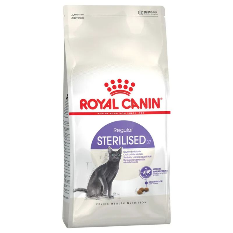 Royal Canin Cat Adult Sterilised 37 10 + 2kg omaggio