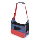 Camon Borsa Trasportino per Cani e Gatti 40x20x27cm Blu/Rossa