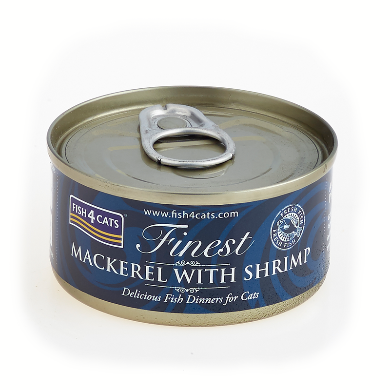 Fish4cats Finest Cat Sgombro Gamberetti 70 g