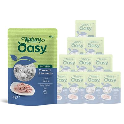 Oasy Natury cat adult Trancetti di Tonnetto 70 gr