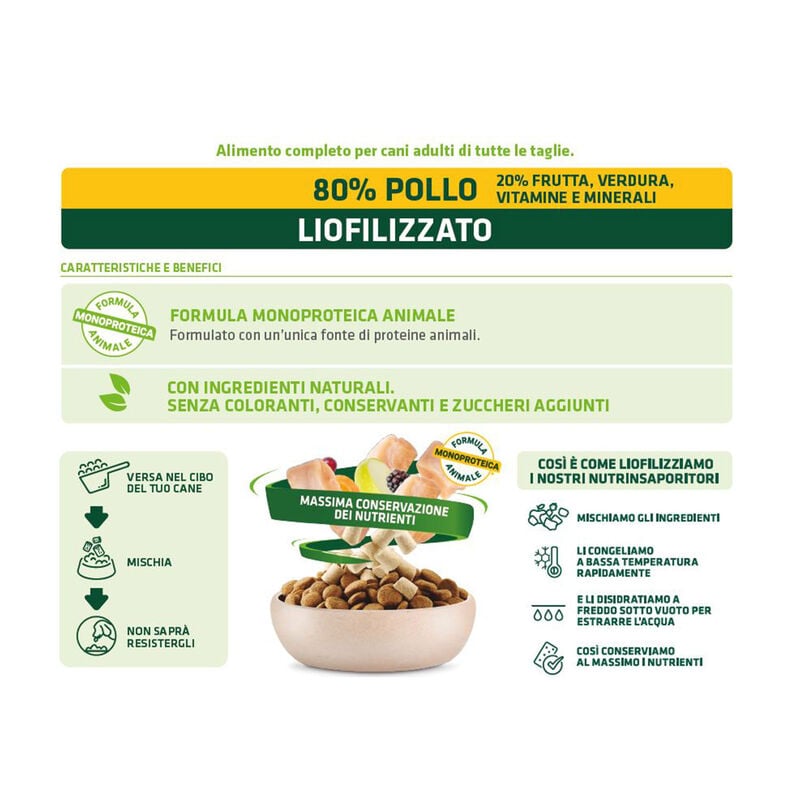 Natural Trainer Freeze Dried Nutrinsaporitore Pollo 15g