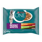 Purina One Cat Appetito Difficile Filettini in Salsa 4 pz x 85 gr