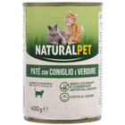 Naturalpet Cat Adult Pat&eacute; Coniglio e Verdure 400 gr