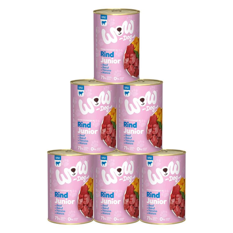 Wow Puppy Manzo con zucca e ortica 400 gr