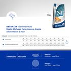 N&D Farmina Ocean Dog Adult Medium & Maxi Merluzzo, Farro, Avena & Arancia 12 kg