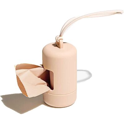 Leo Pet Dispenser Porta sacchetti in silicone col. Corallo