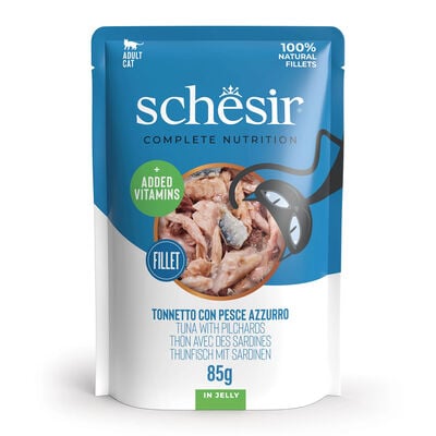 Schesir Cat Tonnetto con Pesce Azzurro in jelly 85 gr