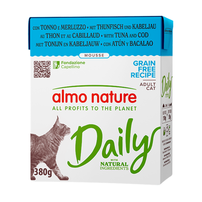 Almo Nature Daily Cat Adult con Tonno e merluzzo 380gr