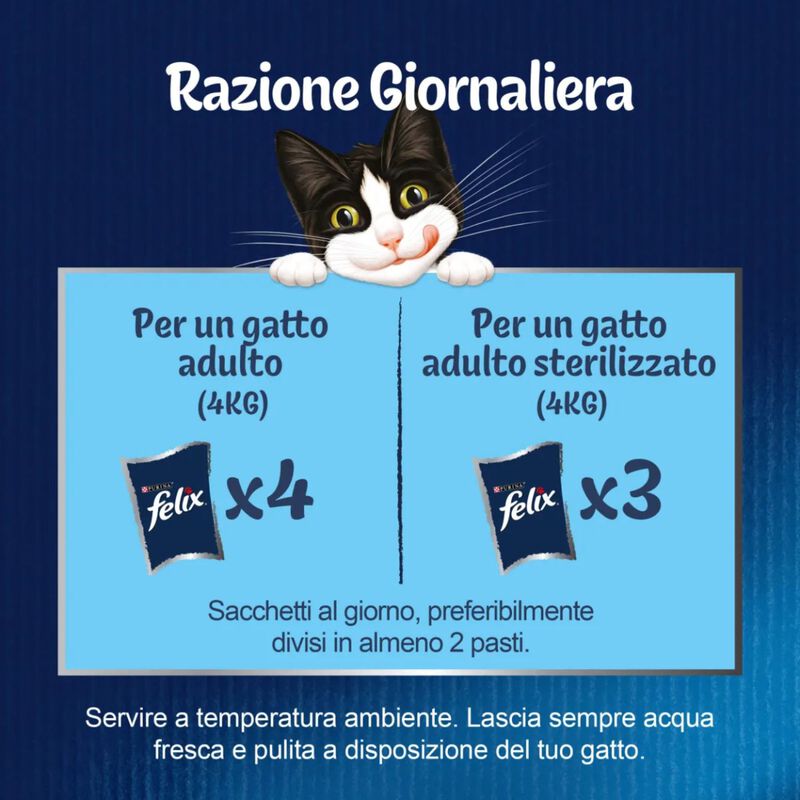 Felix Le Ghiottonerie Cat Selezioni Deliziose con Manzo e Pollo 12 x 85 gr