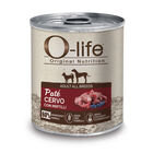 O-life Adult All Breeds Pat&eacute; Cervo con Mirtilli 400g