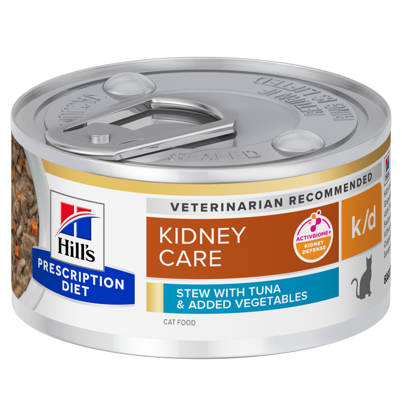 Hill's Prescription Diet Cat k/d Renal spezzatino con tonno e verdure 82gr
