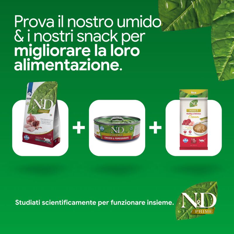 N&D Farmina Prime Cat Adult Pollo & Melograno 1,5 kg