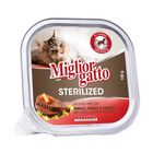 Migliorgatto Cat Sterilised Delicato Pat&egrave; con Manzo, Fegato e Carote 100 gr