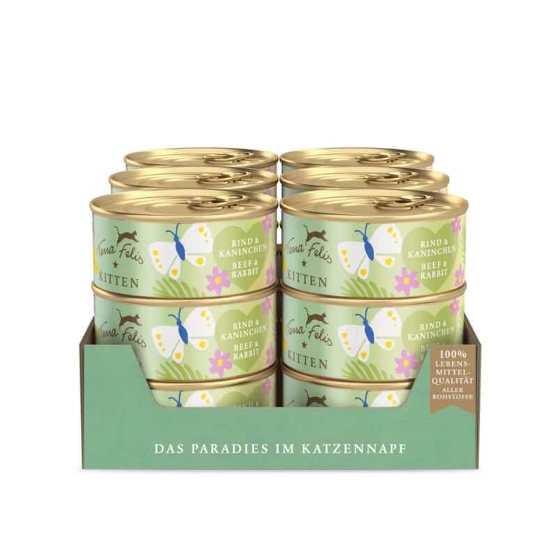 Terra Felis Kitten Manzo e coniglio 70 gr