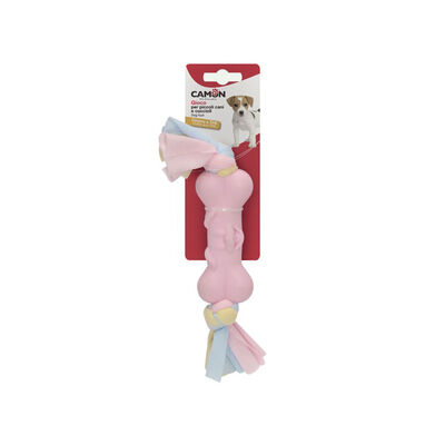 Camon Gioco Osso in TPR con nastro in cotone 25cm