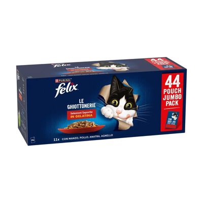 Felix Le Ghiottonerie Selezioni Saporite in gelatina 44 pz x 85 gr