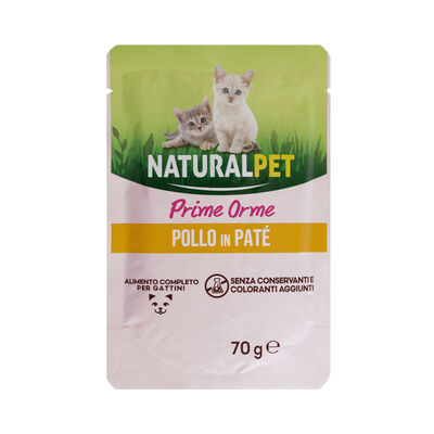 Naturalpet Kitten Pat&egrave; Pollo 70g