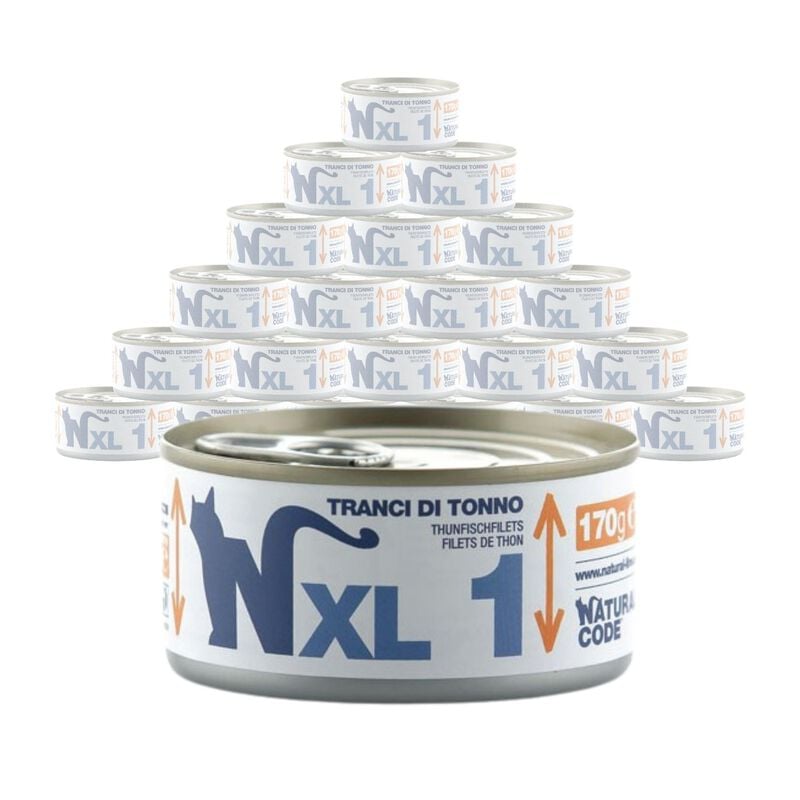 Natural Code Cat XL01 Tranci di Tonno 170 gr