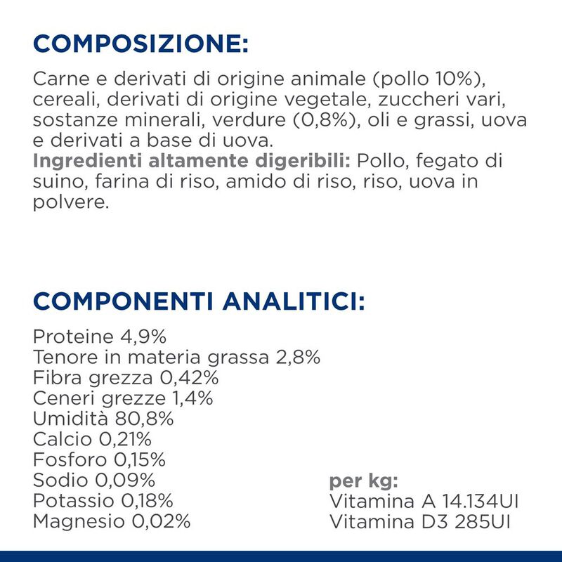 Hill's Prescription Diet Dog i/d Spezzatino con Pollo e Verdure 354 gr