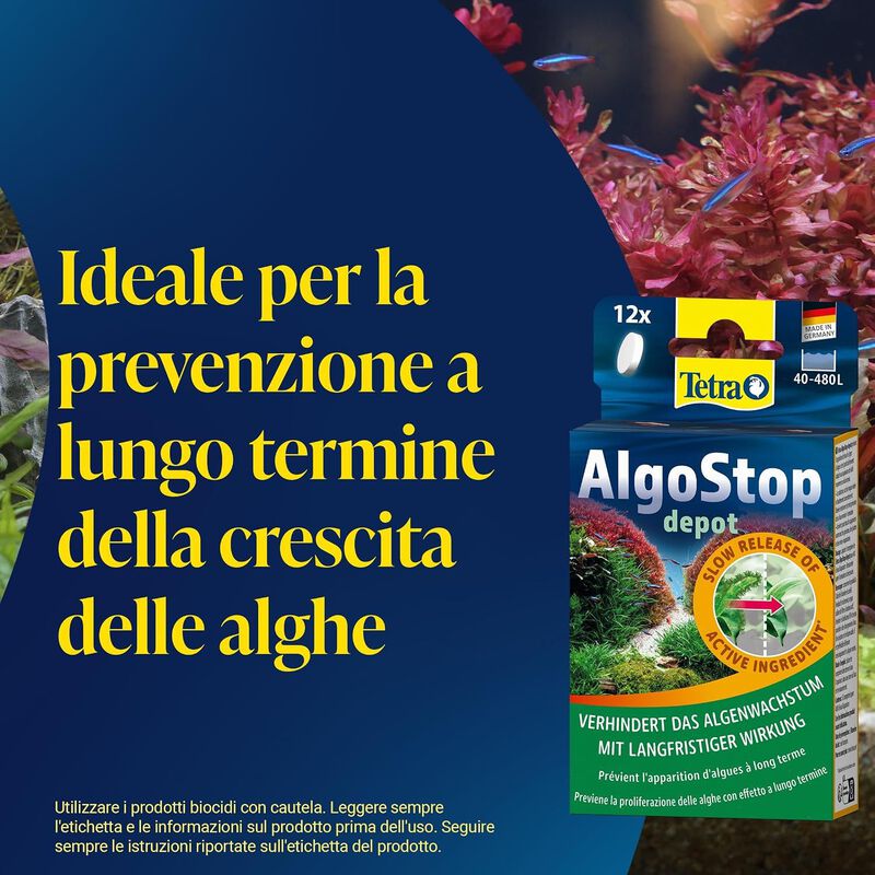 Tetra AlgoStop depot 12 Tavolette