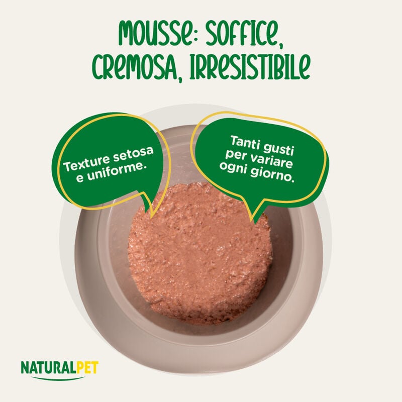 Naturalpet Cat Adult Mousse con Orata 85 gr