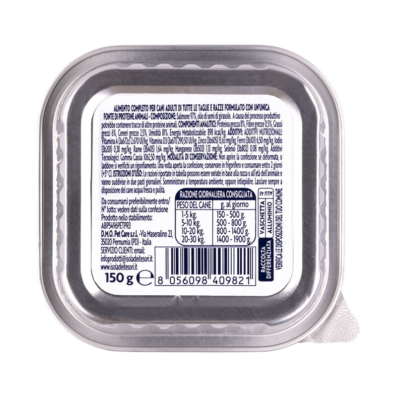 Monopro Dog All Breeds Pat&eacute; Salmone 150gr