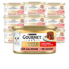 Gourmet Gold Cat Adult Cuore Morbido con Salmone 85 gr