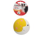 Camon Gioco per cani palla luna in lattice con squeaker 9 cm