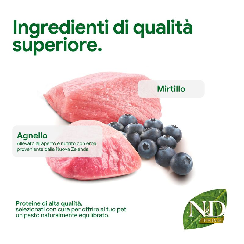N&D Farmina Prime Cat Adult Agnello & Mirtillo 5 kg