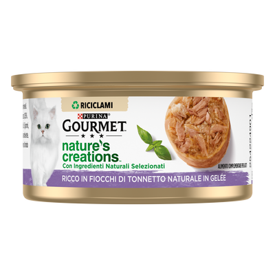 Gourmet Nature's Creations Fiocchi di Tonnetto in Gel&egrave;e 70gr