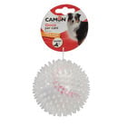 Camon Gioco Palla riccio in vinile con squeaker per Cani 9 cm