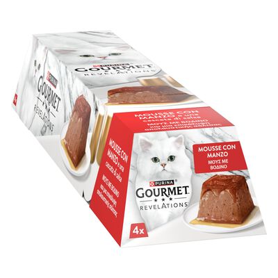 Gourmet Revelations Cat Manzo in mousse 4 pz x57 gr