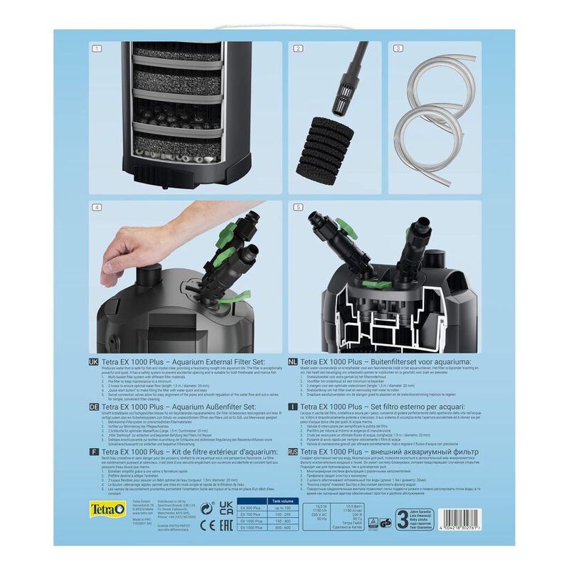 Tetra Filtro EX 1000 Plus