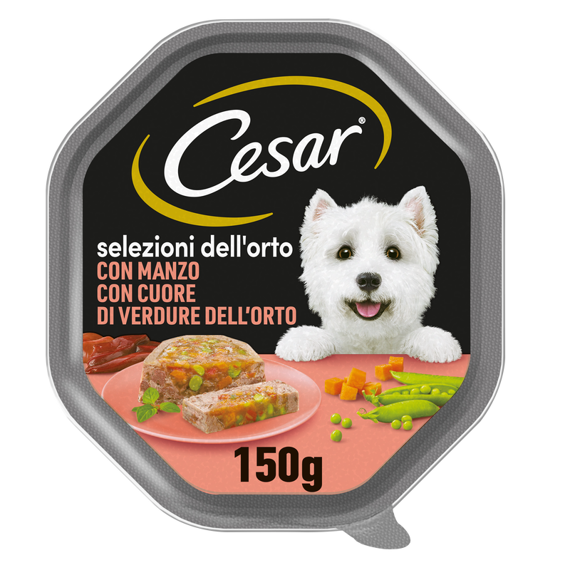 Cesar Dog Selezione dell'Orto con Manzo e Verdure 150 gr