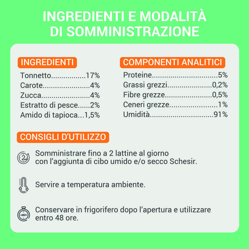 Schesir Soup Cat Tonnetto Carote e Zucca 40g