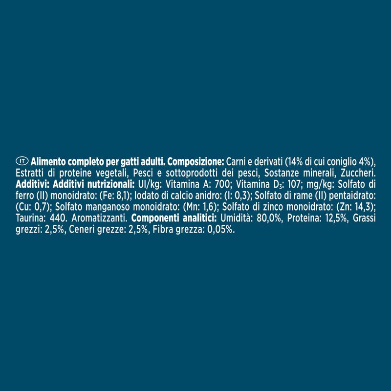 Gourmet Perle Cat Adult Filettini in Salsa con Coniglio 85 gr