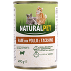Naturalpet Cat Adult Pat&eacute; Pollo e Tacchino 400 gr