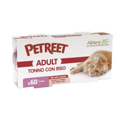 Petreet Cat Tortino Tonno con riso 2 x 170 gr