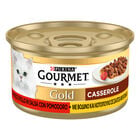 Gourmet Gold Cat Adult Casserole con Manzo, Pollo e Pomodoro 85 gr