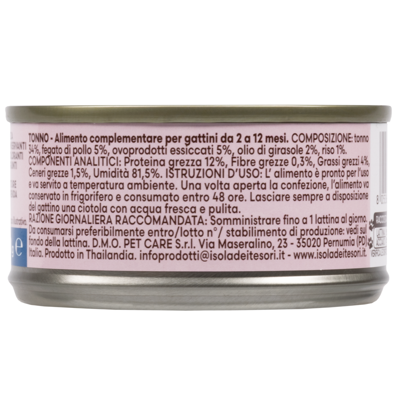 Naturalpet Prime Orme Kitten Tonno 70gr