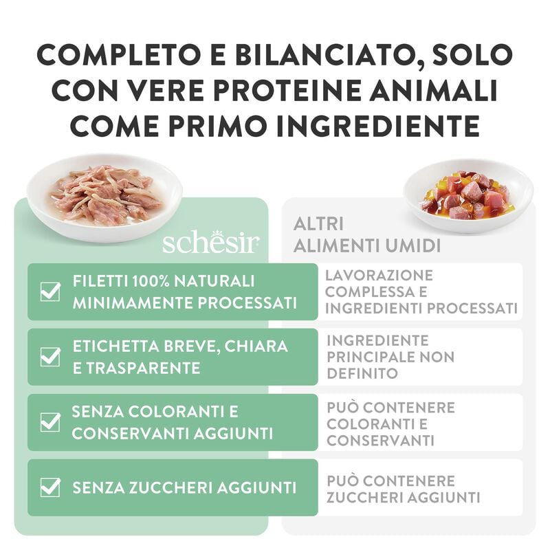 Schesir Cat Adult Tonnetto con Seppie Jelly 85g