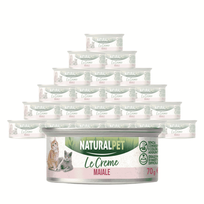 Naturalpet Le Creme Cat maiale 70gr