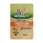 Naturalpet Cat Adult Straccetti di Tonno con Papaya in Salsa 70g