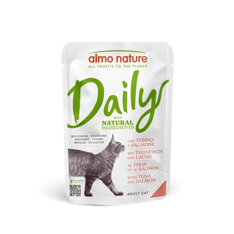Almo Nature Daily Cat Adult Tonno e Salmone 70gr