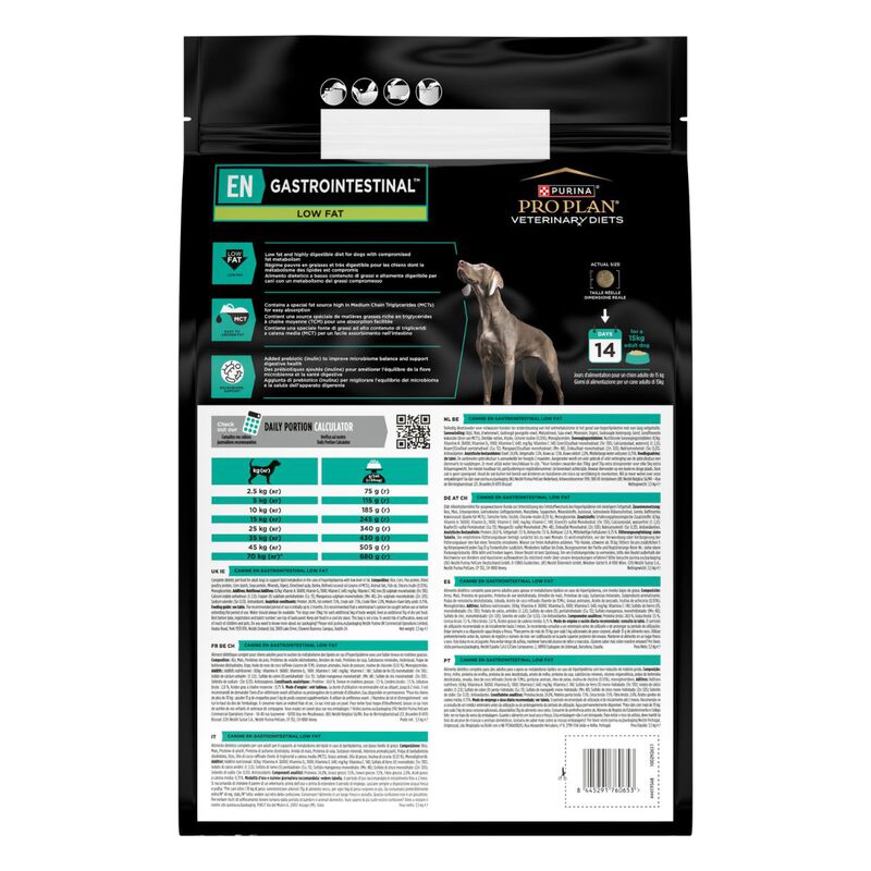 Purina Pro Plan Veterinary Diets Dog Adult Gastrointestinal Low Fat 1,3kg
