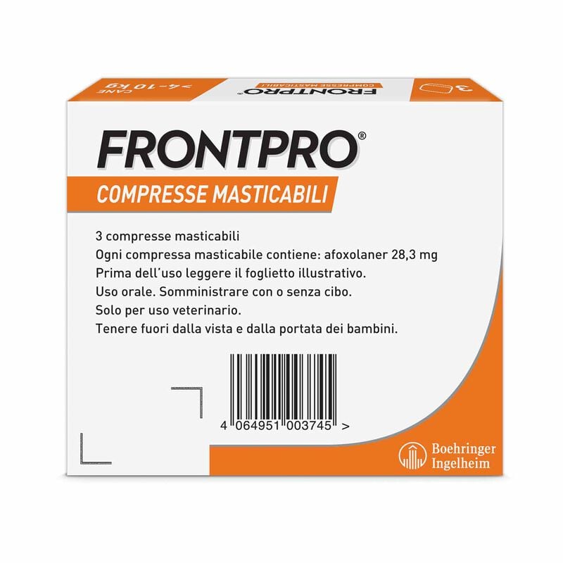 FRONTPRO compresse masticabili per cani 4-10 kg