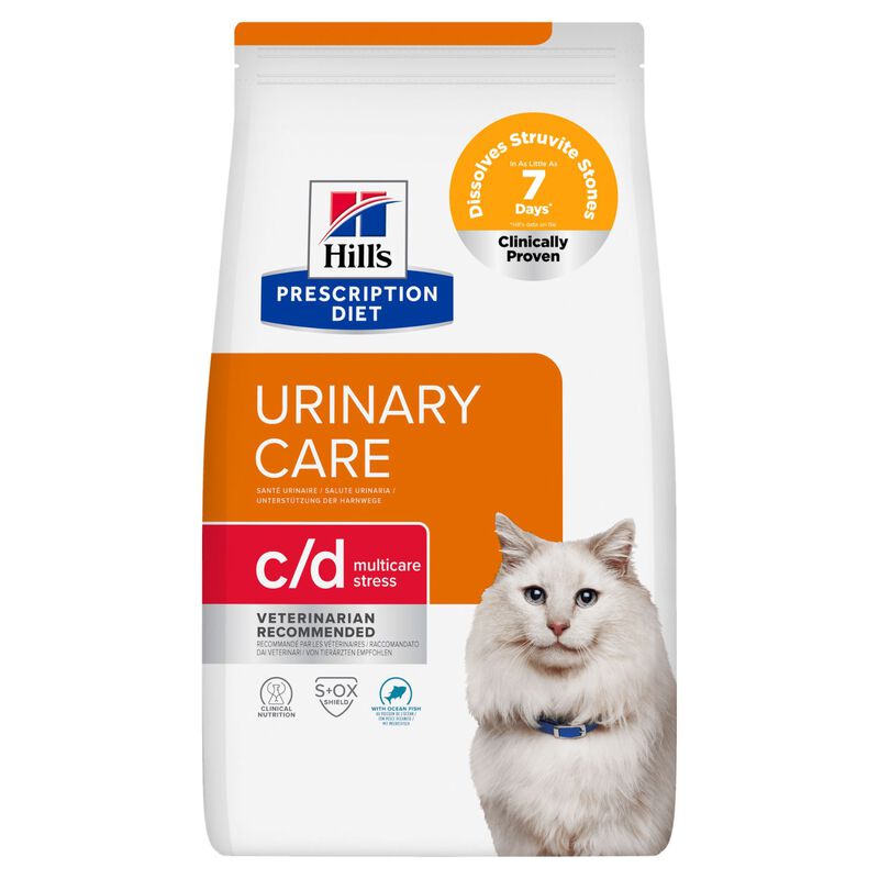 Hill's Prescription Diet Cat c/d Multicare Stress con Pesce Oceanico 3 kg