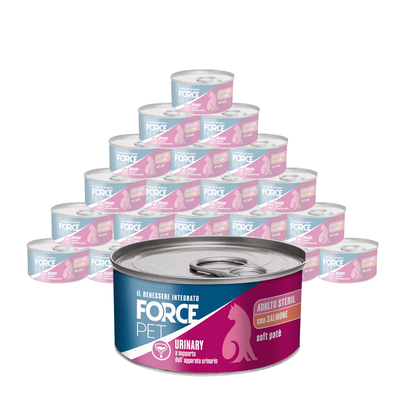 Forcepet Cat Adult Steril Urinary soft pat&egrave; con salmone 85gr