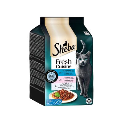 Sheba Cat Adult D&eacute;lice du Jour Taste of Tokyo 6 pz x 50 gr